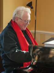 Christopher Gunning at the piano Christopher Gunning at the piano