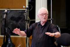 Christopher Gunning conducting a recording session