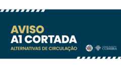 Coimbra recomenda desvios pela A8/A17/A25 como alternativa à A1 e desaconselha atravessamento da cidade e IC2