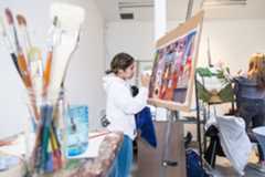 UCSB student painting