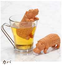アニマル 茶こし カバ