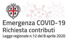 Richiesta contributi Regione Sardegna Legge regionale n.12 del 8 aprile 2020