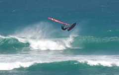 Philip Koster rides at Gnaraloo in WA