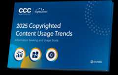 cover image of CCC 2025 Copyrighted Content Usage Trends Study