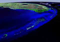 Florida satellite map