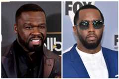 50 Cent, left, and Diddy. (Getty Images)