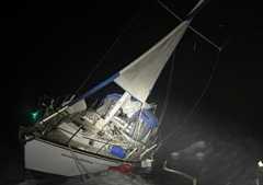 Coast Guard Assists Stranded Sailboat Near Barcadera