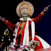 The Kathakali picture featured on a Southampton bus