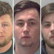 Simon Corcoran, Stephen Ward and Conor Ward have been jailed for a total of 10 years