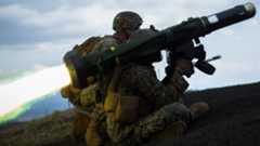 the world’s first medium-range, one-man-portable, fire-and-forget anti-tank weapon system.