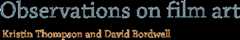 Observations on film art