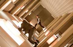 Joseph Gordon-Levitt in Inception Hallway
