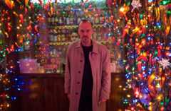 Michael Keaton in Birdman Christmas Lights