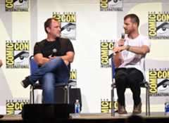Comic-Con International 2016 - Comedy Central "South Park 20" Writer/producers Trey Parker (L) and Matt Stone attend Comedy Central "South Park 20" during Comic-Con International 2016 at San Diego Convention Center on July 22, 2016 in San Diego, California. (Photo by Kevin Winter/Getty Images)
