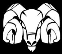 Ram's head, used as Derby Folk Festival logo