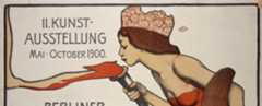 Plakat zu einer Kunstausstellung der Berliner Secession, 1900