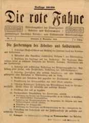 Mitteilungsblatt des Stuttgarter Arbeiter- und Soldatenrates, 5. November 1918
