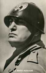 Postkarte: Benito Mussolini, 1937