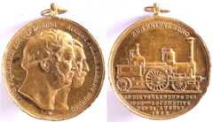 [Medaille: Festmedaille auf die Fertigstellung der 1000. Lokomotive der Berliner Maschinenfabrik Borsig]