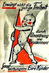 Plakat des Werbedienstes der Deutschen Republik, 1918