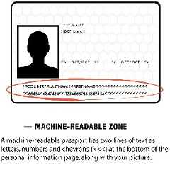 Machine Readable Passport Sample