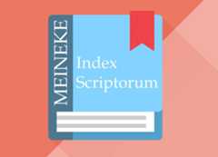 Meineke - Index Scriptorum