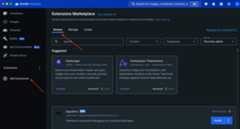 Screenshot of Docker Desktop Extensions Marketplace highlighting "Add Extensions" option and "Browse" tab.