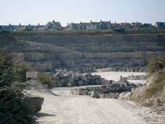 Quarrying has left its impact on Portland