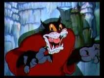 Pluto has to pay for chasing cats in one of the set's more stunning shorts, "Pluto's Judgement Day.&quot