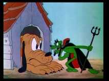 Pluto plots revenge in "Mickey's Elephant."