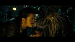 Will Turner (Orlando Bloom) tries to nab keys from Davy Jones' tentacle beard in "Pirates of the Caribbean: Dead Man's Chest."
