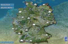 aktuelle Wetterwerte Deutschland
