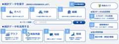 政府統計の総合窓口（e-Stat）のトップページ