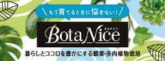 BotaNice(ボタナイス)観葉・多肉植物栽培なら