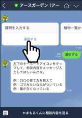 質問を入力するを選択する