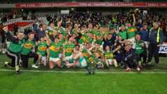  Kilmurry celebrate their win. Picture: Jim Coughlan