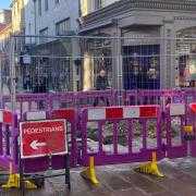 Repair works are currently taking place in Norwich