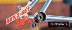 Buy 2 derailleur hangers and get 10% off