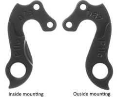 Derailleur hanger types - Inside vs Outside