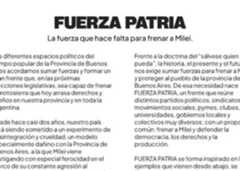 El peronismo se define comunicado