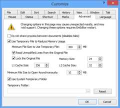 Customize Advanced