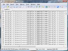 EmEditor opens a 226GB (1.9 billion lines) file