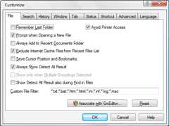File tab