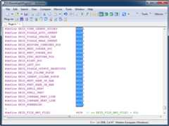 Numbering at the vertical selection