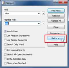 Batch Replace