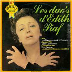 [Pochette de Les duo&rsquo;s (sic) d&rsquo;Édith Piaf]