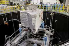 Figure 153: Photo of the BepiColombo spacecraft as it is moved into ESA’s space simulator (image credit: ESA) 153)