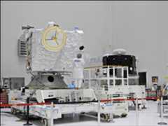 Figure 133: Sewing MPO insulation blankets (image credit: ESA-B. Guillaume)