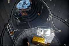 Figure 152: Photo of the BepiColombo antenna in LSS (image credit: ESA)