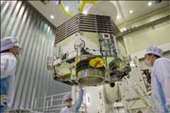 Figure 92: Photo of the MMO spacecraft at ESA/ESTEC (image credit: ESA, A. Le Floc'h)
